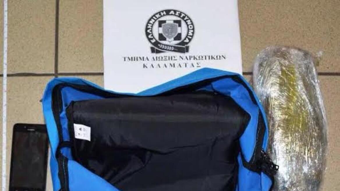 Καλαμάτα: Έκρυβαν στην ταράτσα τους δυο κιλά χασίς 